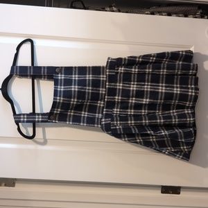 NWT Current Mood dolls skill plaid pinafore xl